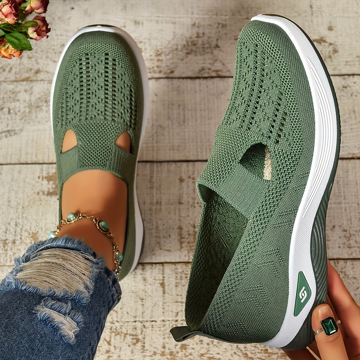 Ottilie | Åndbare Slip-on Sko
