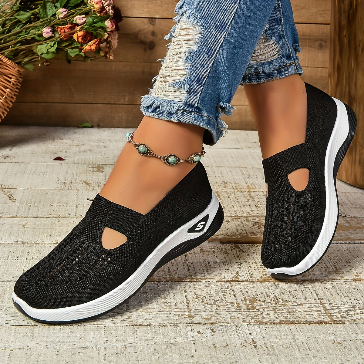 Ottilie | Åndbare Slip-on Sko