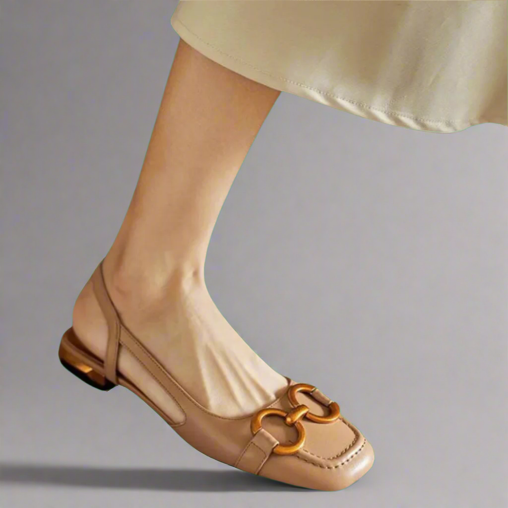 Adelrun | Elegante Ortopædiske Blokhæl Sandaler