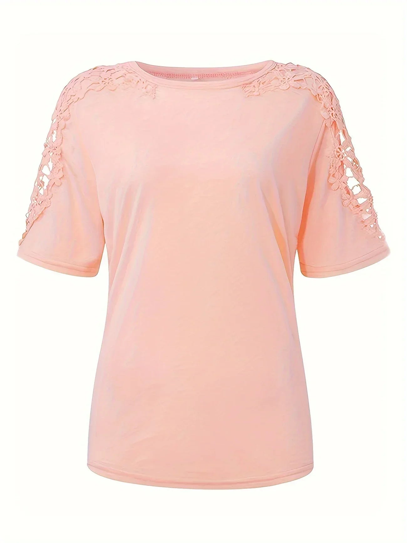 Ylfrun | Elegant Sommer Kortærmet T-shirt Med Lange Ærmer