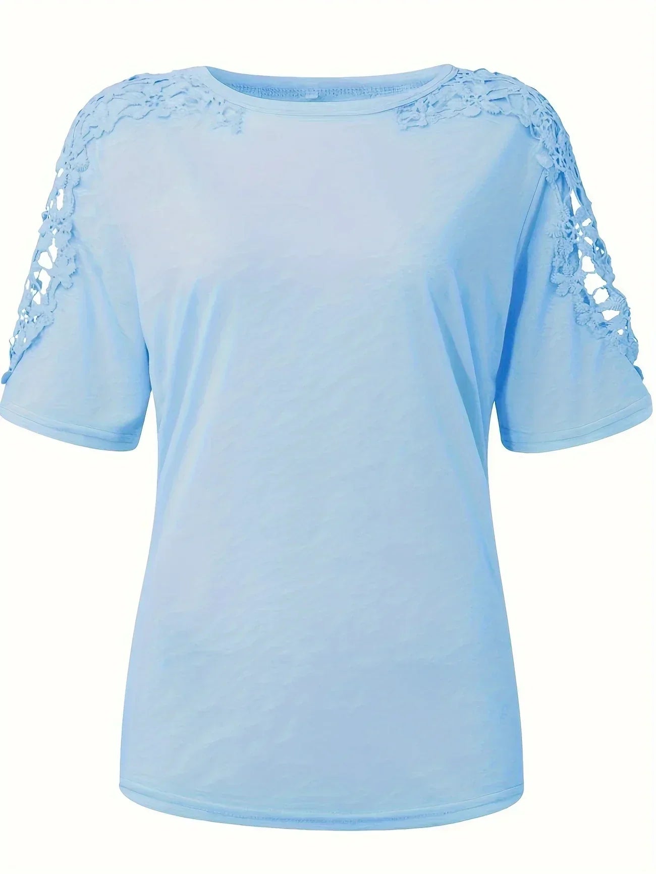 Ylfrun | Elegant Sommer Kortærmet T-shirt Med Lange Ærmer