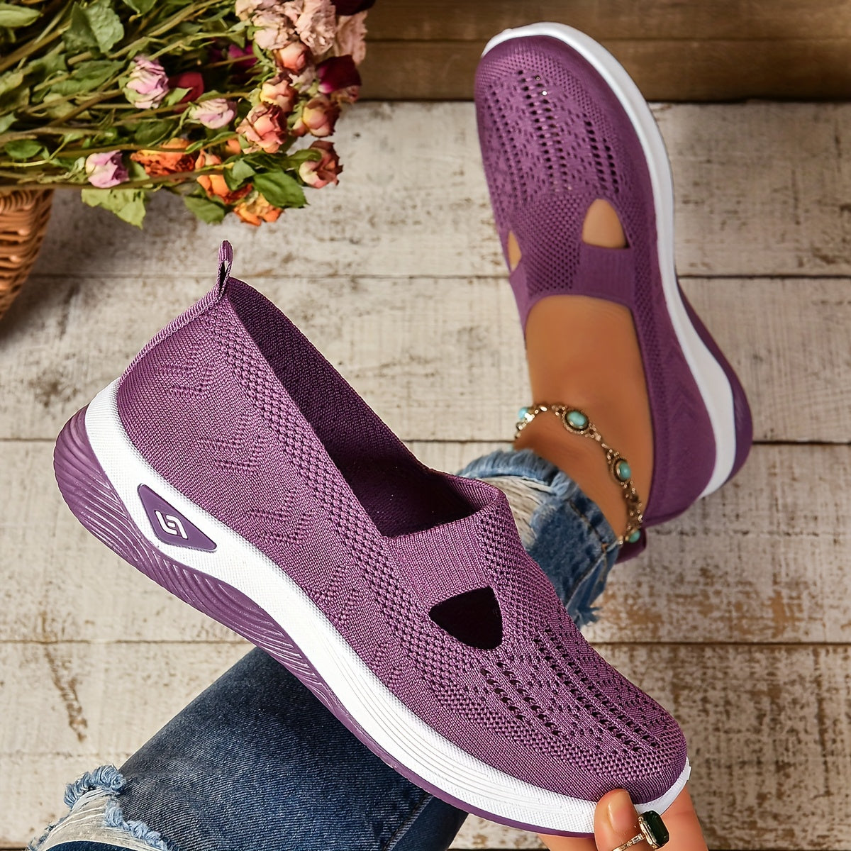 Ottilie | Åndbare Slip-on Sko