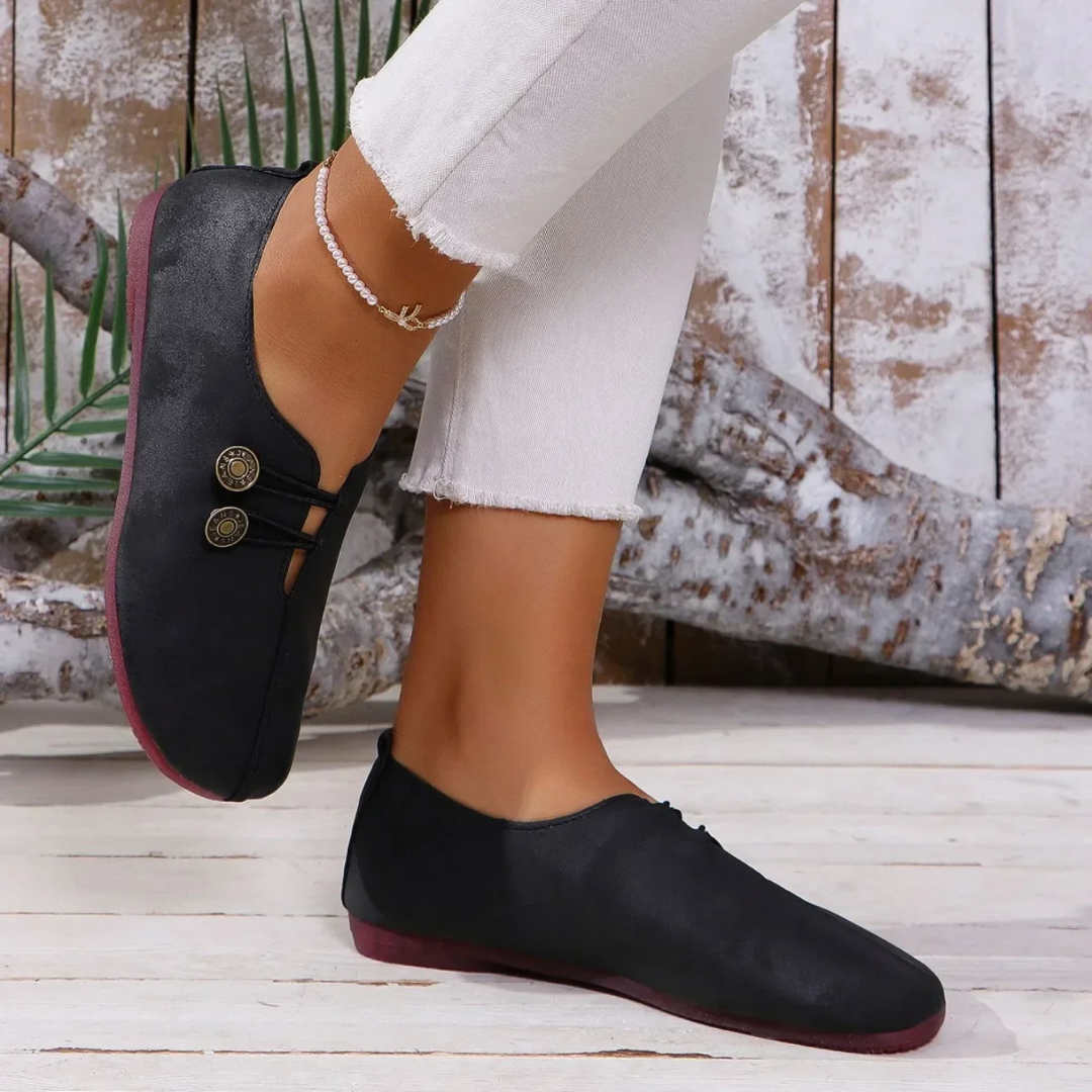 Aliisa | Bløde Ruskindsloafers