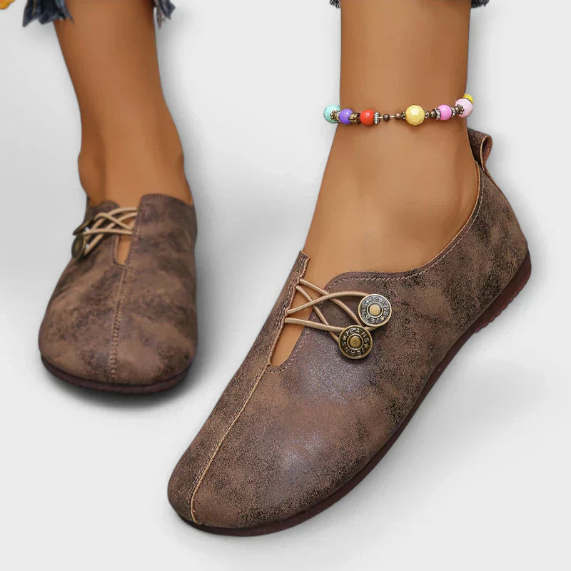 Aliisa | Bløde Ruskindsloafers