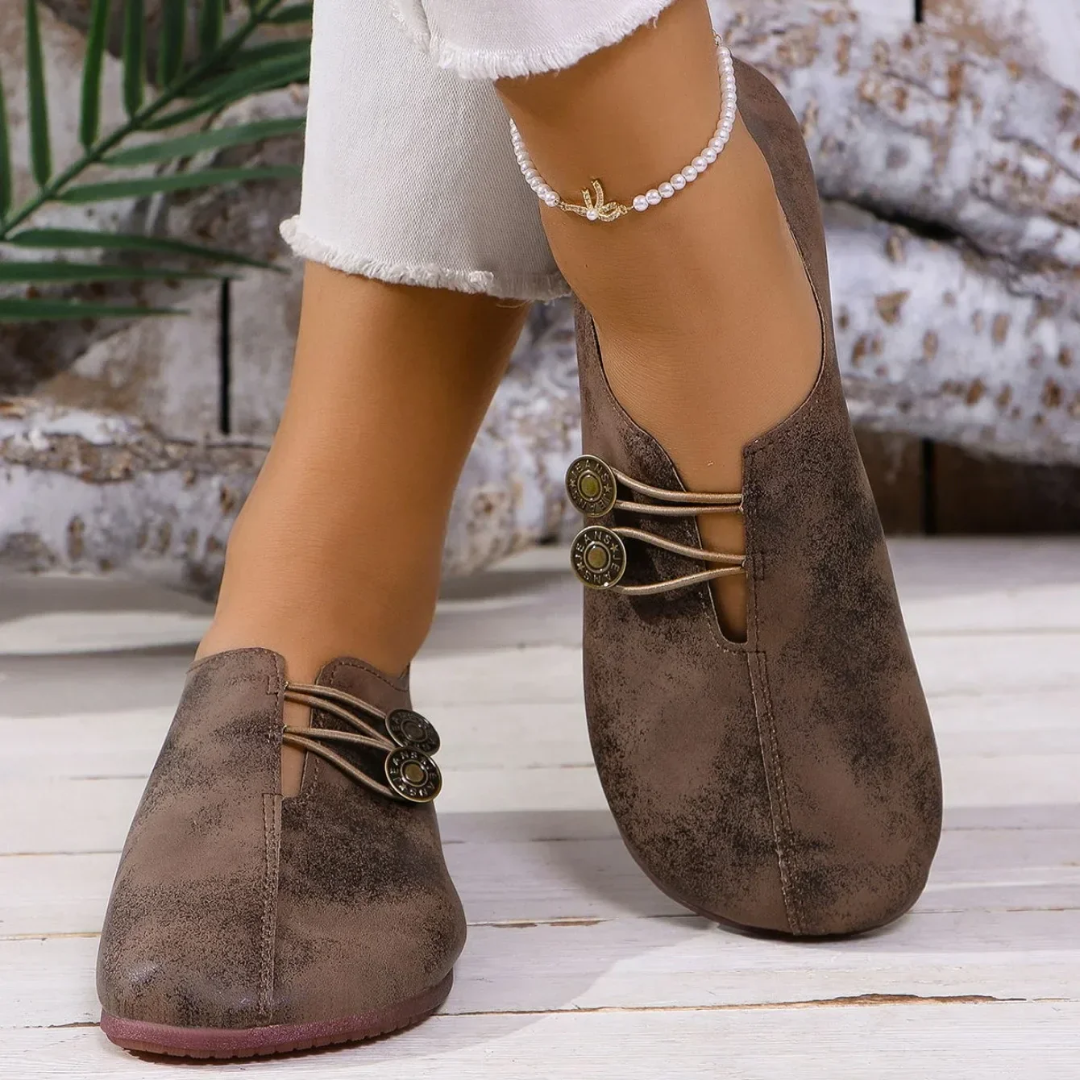 Aliisa | Bløde Ruskindsloafers