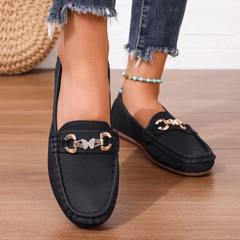 Torgunna | Elegante Kæde Loafers