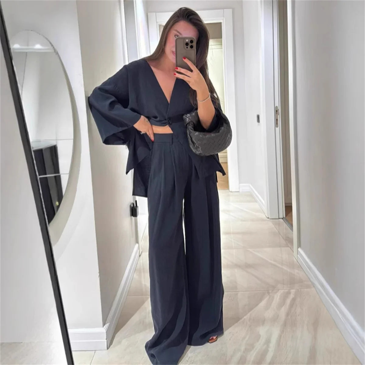 Luna | Casual One Button Sæt