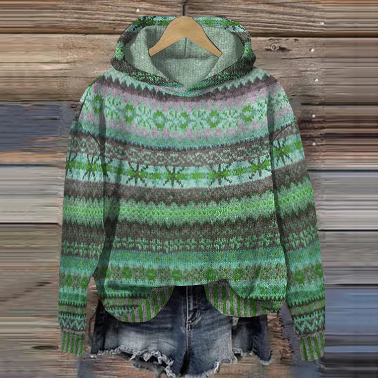 Nora | Tidless mønstret hoodie
