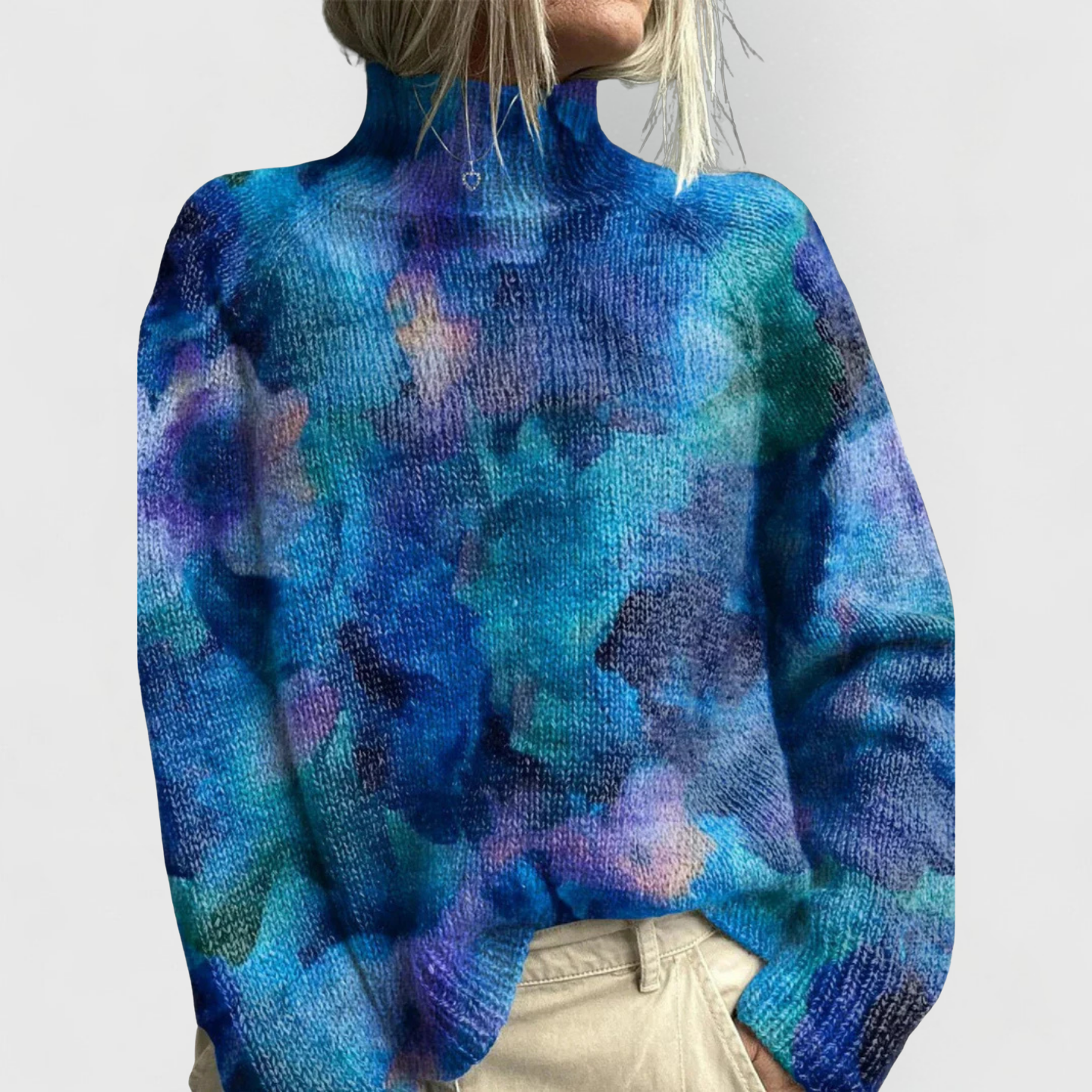 Jorlaug | Elegant Sweater med Rullekrave