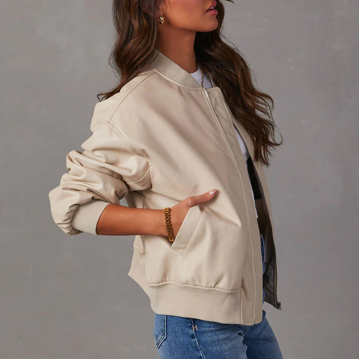 Tilde | Kort Jakke i Bikerstil