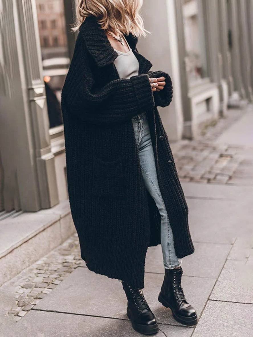 Sigfrid | Oversize Cardigan med Revers