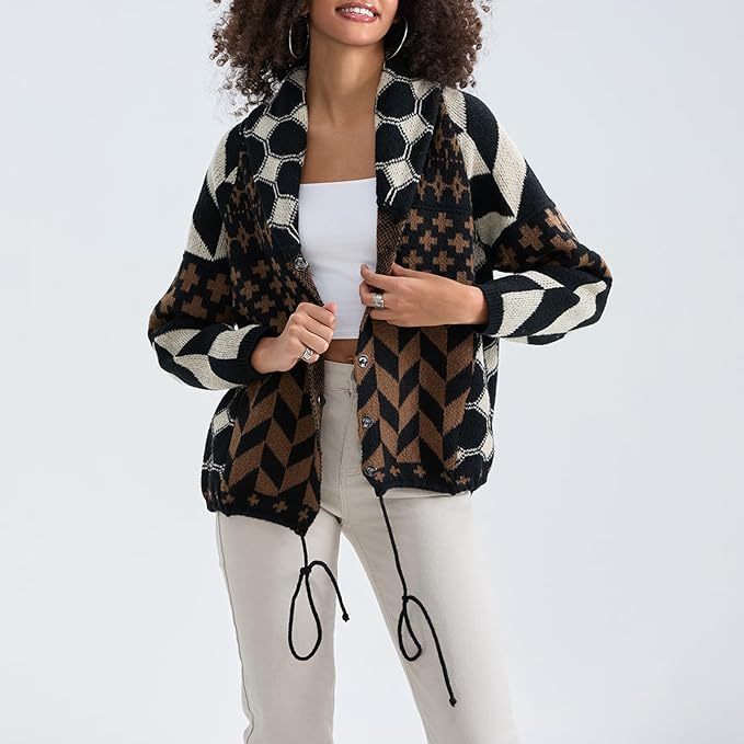 Gunnvør | Elegant Cardigan med Åben Front