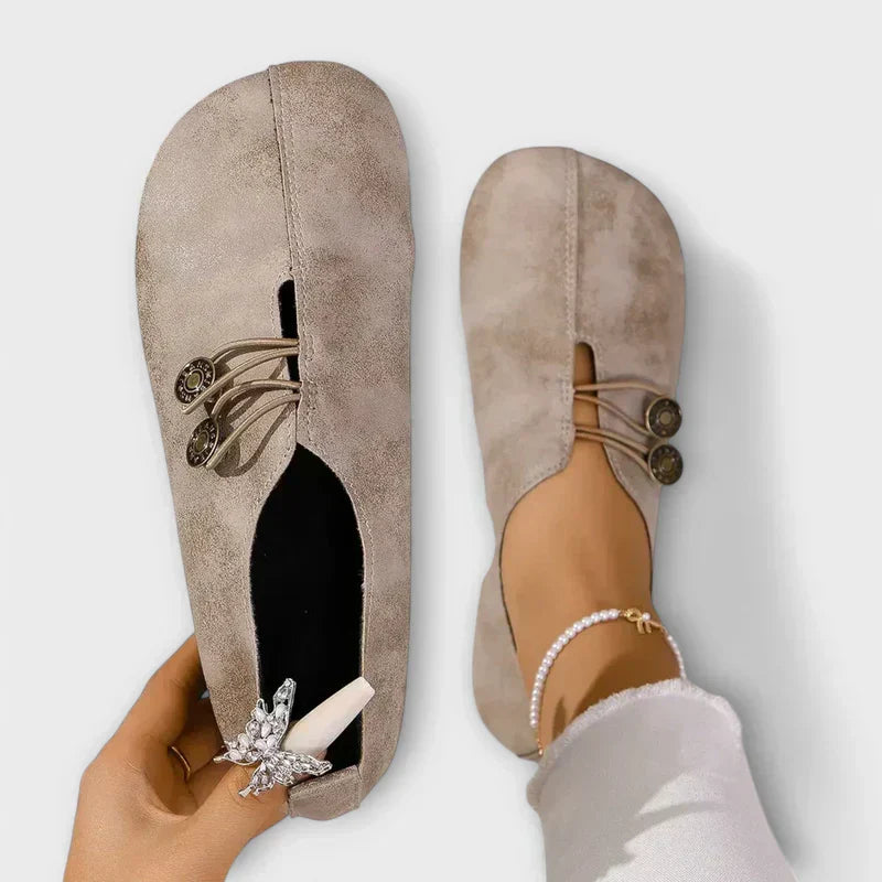 Aliisa | Bløde Ruskindsloafers