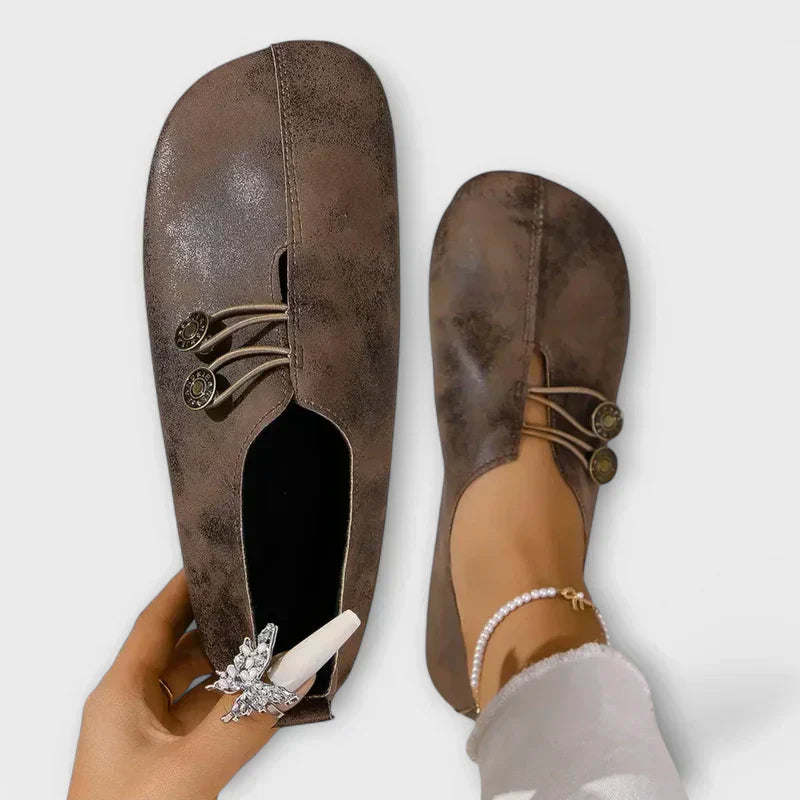 Aliisa | Bløde Ruskindsloafers