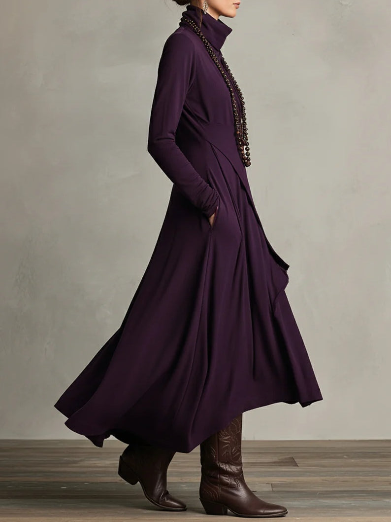 Bolette | Elegant Lang Kjole i A-facon