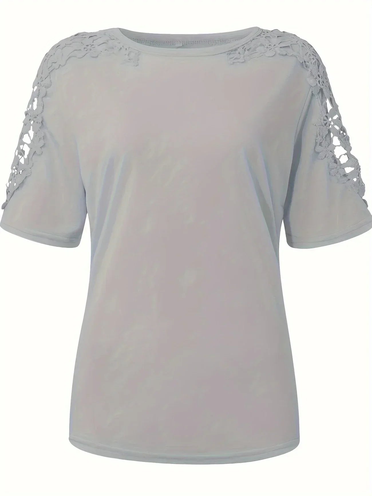 Ylfrun | Elegant Sommer Kortærmet T-shirt Med Lange Ærmer