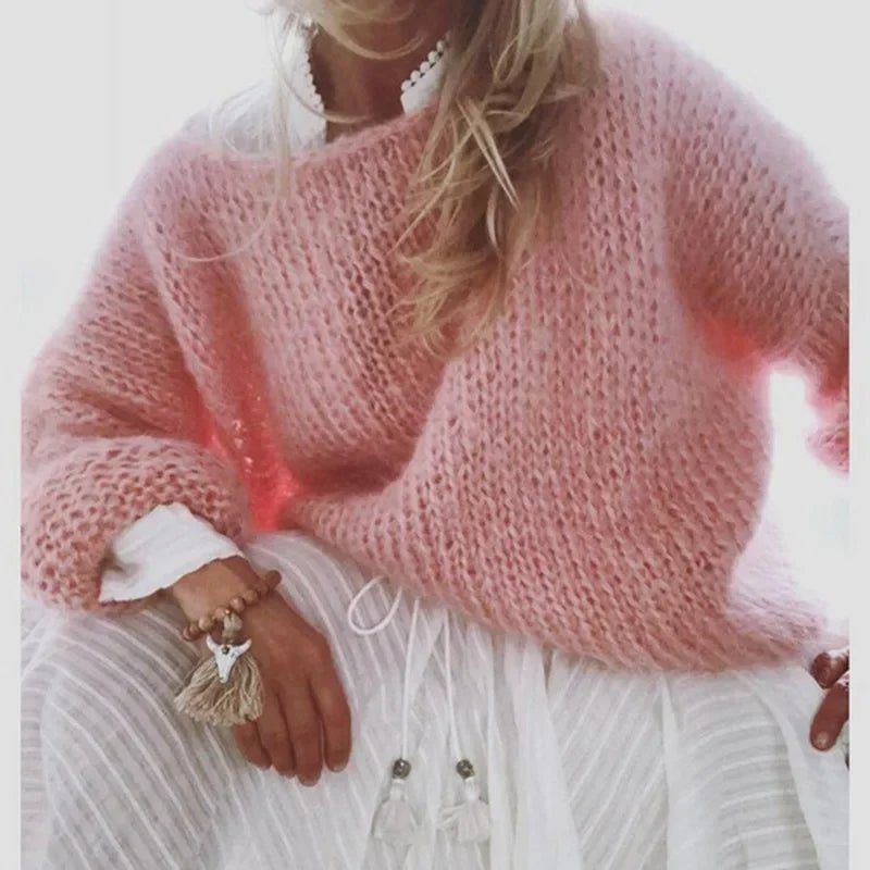Sigrun | Oversize Sweater med Kabelstrik