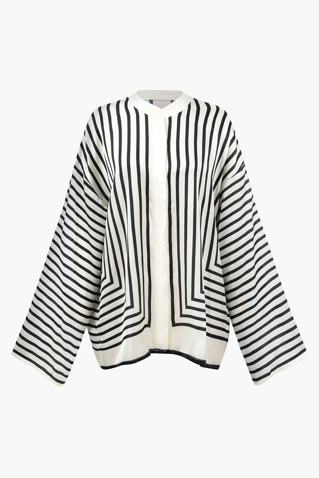 Solveig | Stripe Print Langærmet Skjorte