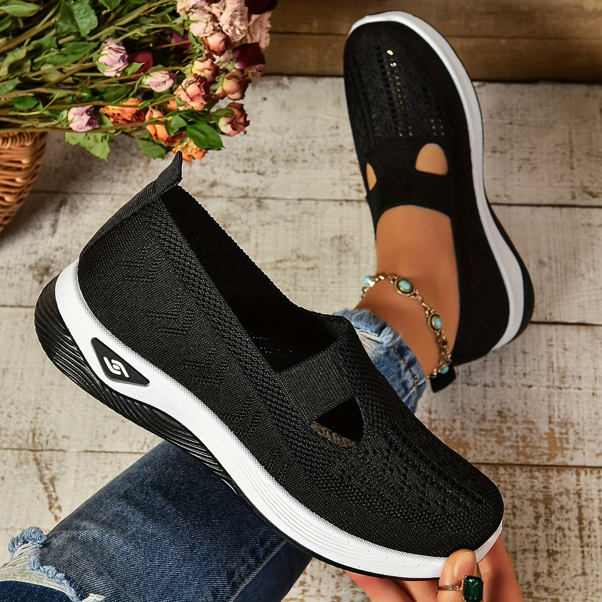 Ottilie | Åndbare Slip-on Sko