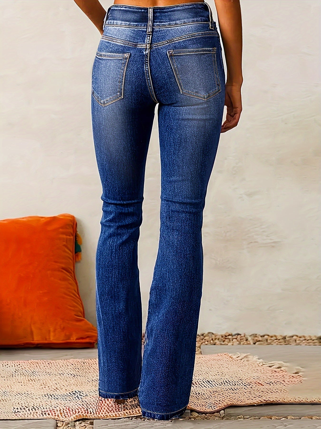 Vigdis | Udstillede Jeans med Høj Talje