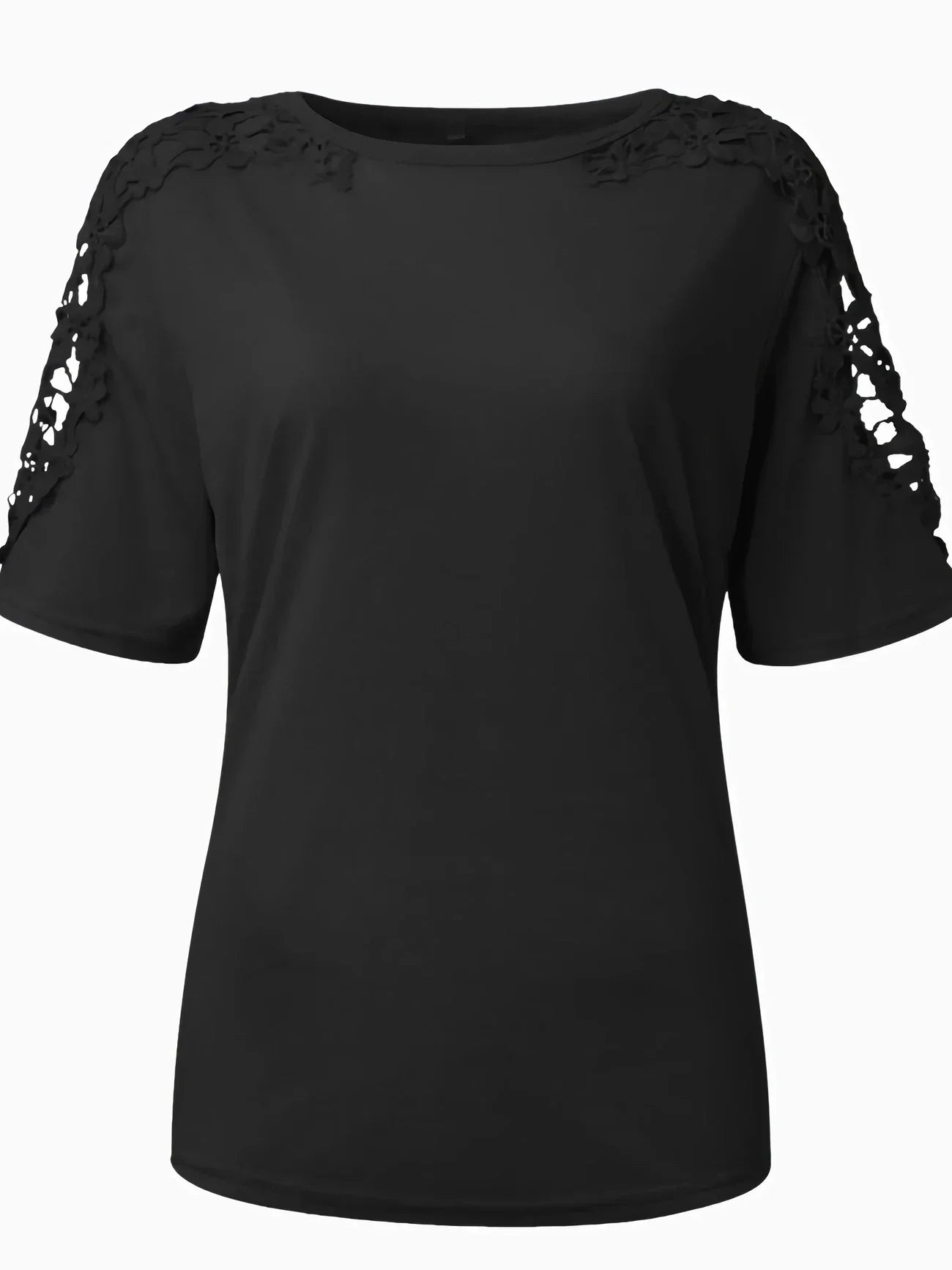 Ylfrun | Elegant Sommer Kortærmet T-shirt Med Lange Ærmer