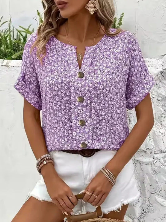 Ylina | Blomstret Sommertop