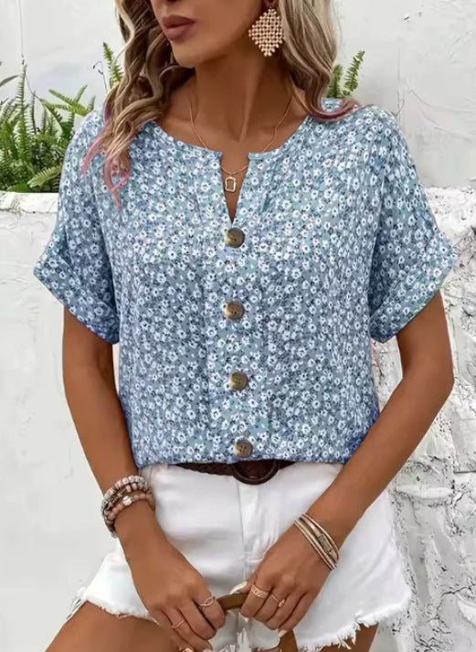Ylina | Blomstret Sommertop