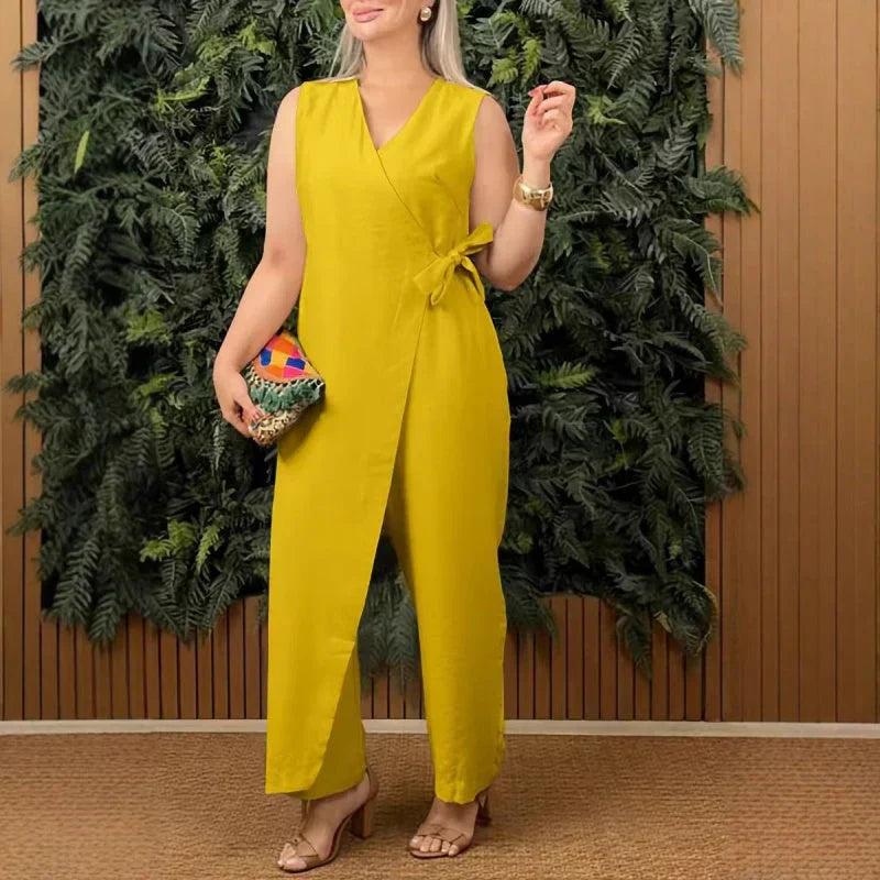Lilianna | Stilfuld Wrap-Style Jumpsuit
