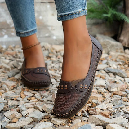 Dorte | Loafers med Slip-on og Blød Sål