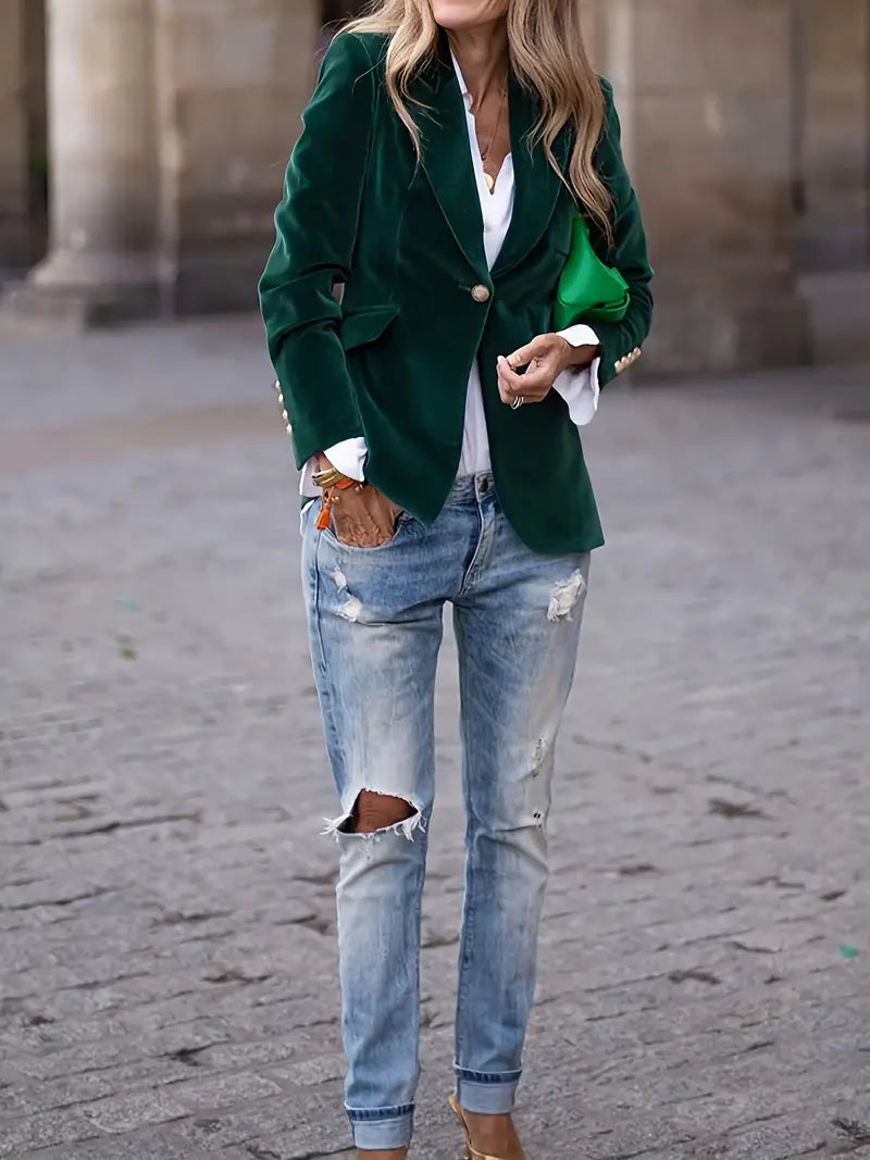 Kirsten | Elegant Velurjakke