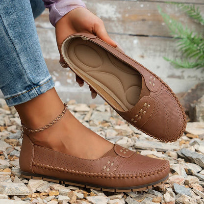 Dorte | Loafers med Slip-on og Blød Sål