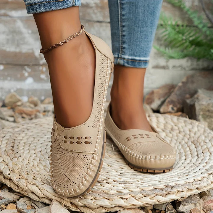 Dorte | Loafers med Slip-on og Blød Sål