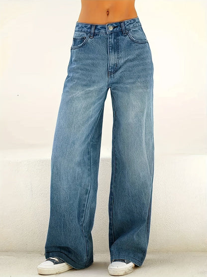 Signy | Vide Jeans i Klassisk Denim