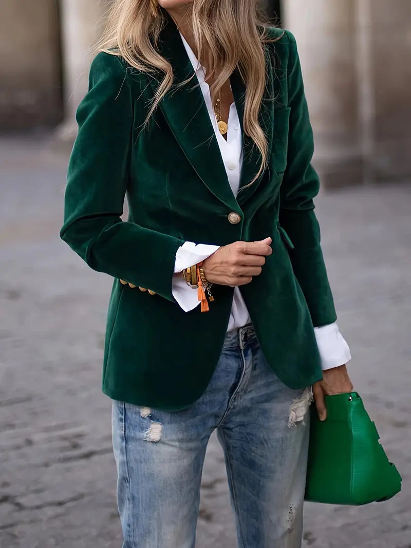 Kirsten | Elegant Velurjakke