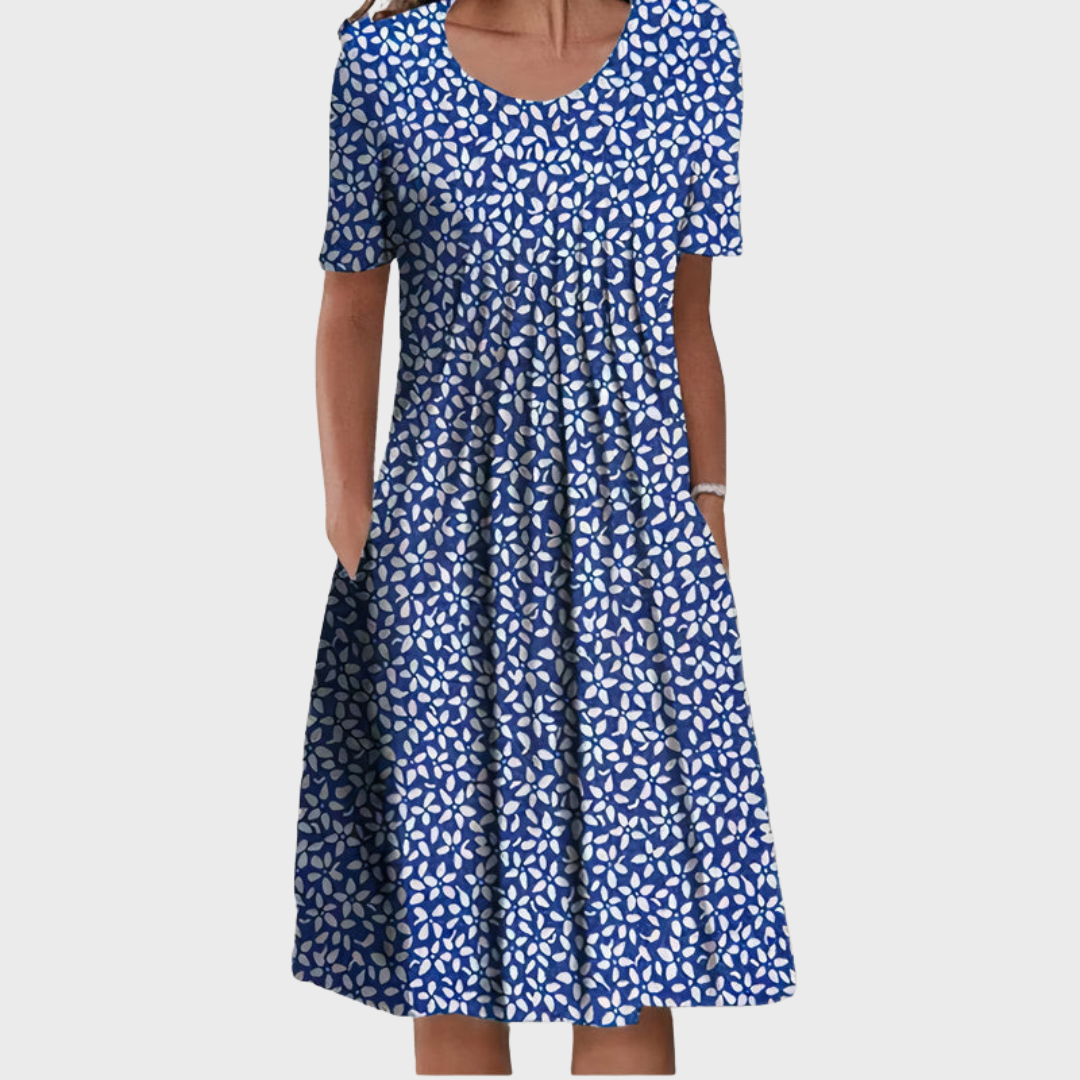 Elli – Sommerkjole med blomsterprint