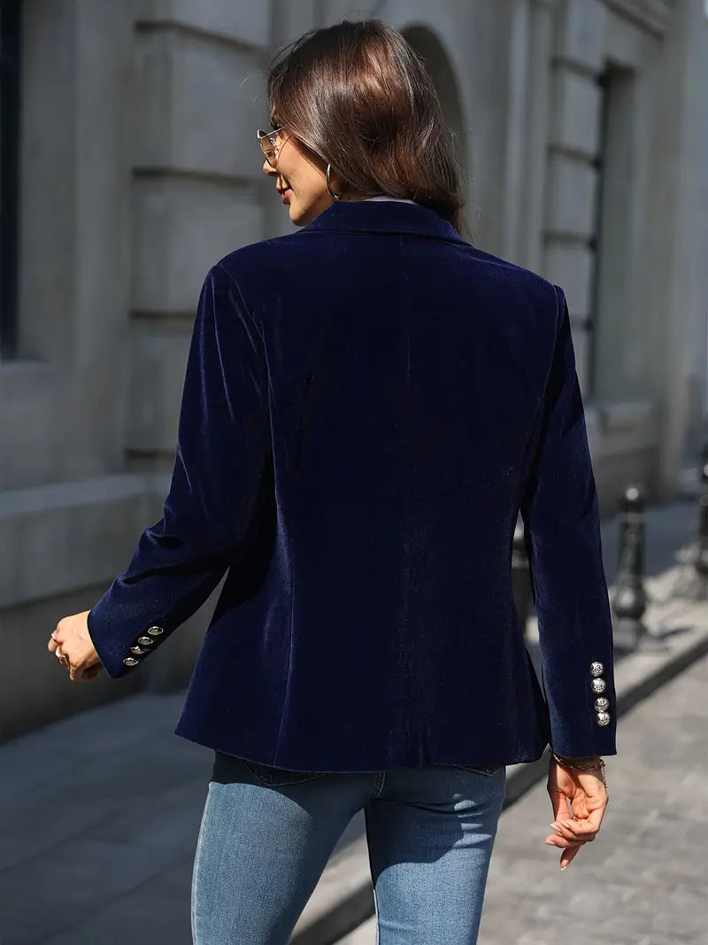 Carole | Elegant Velvet Blazer