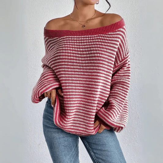 Torgny | Sweater med Bar Skulder