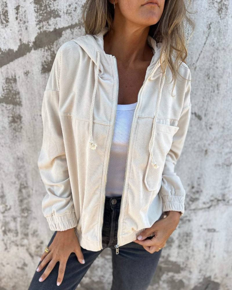 Cynthia | Hætte Zip Jakke