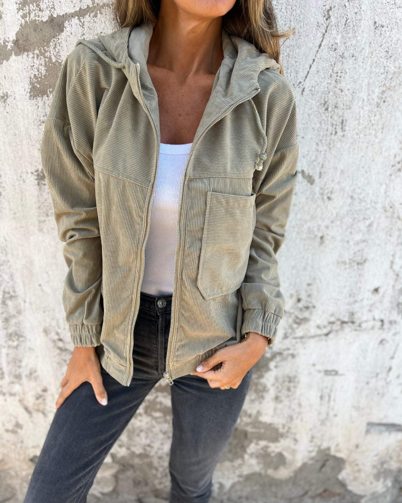 Cynthia | Hætte Zip Jakke