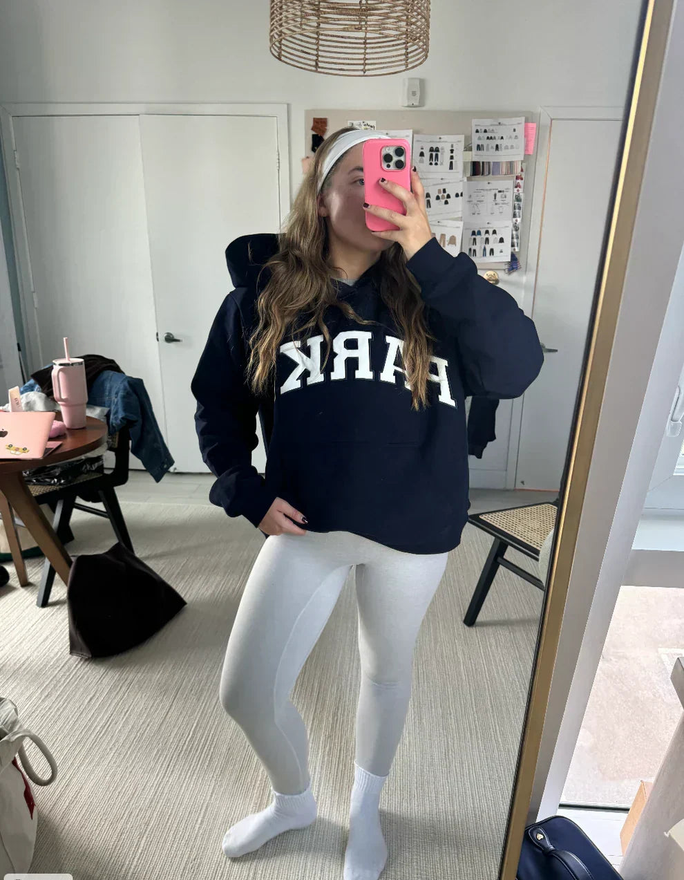 Solrun | Varsity Sweatshirt med Bogstavtryk