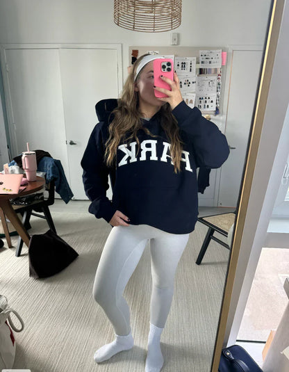 Solrun | Varsity Sweatshirt med Bogstavtryk