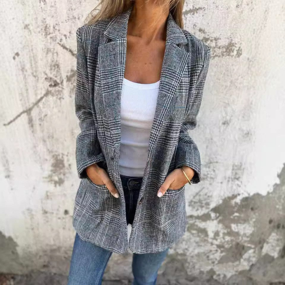 Karen | Elegant Blazer med Tern