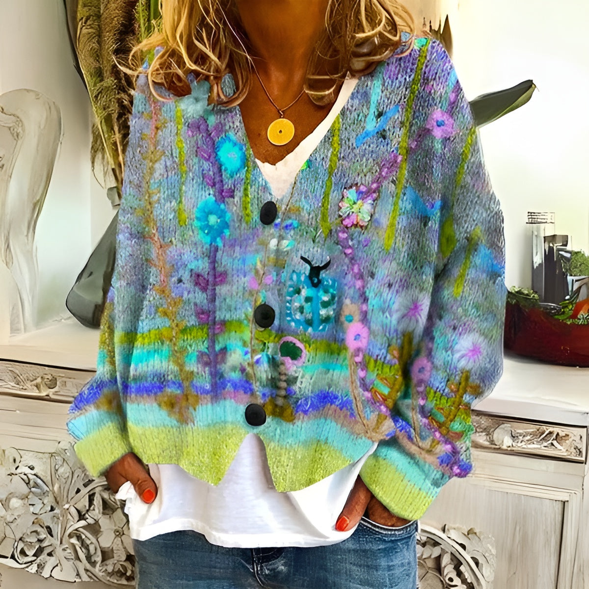 Emma | Floral Cardigan