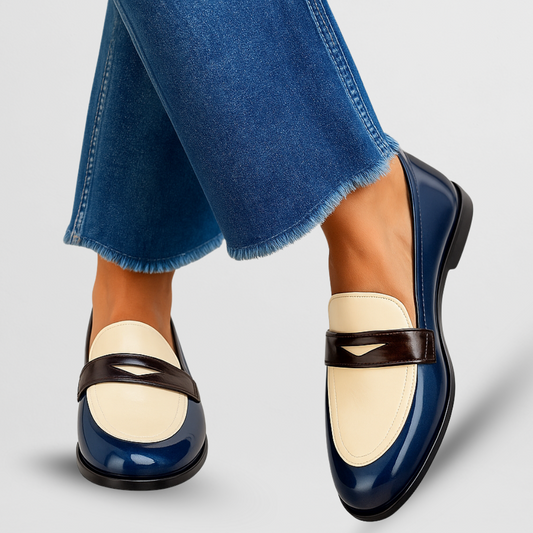 Oline | Loafers med Tofarvet Design