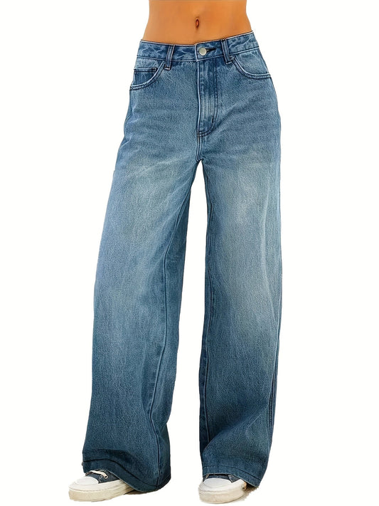 Signy | Vide Jeans i Klassisk Denim
