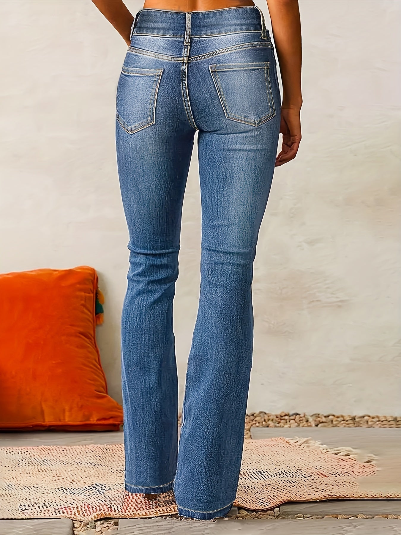 Vigdis | Udstillede Jeans med Høj Talje