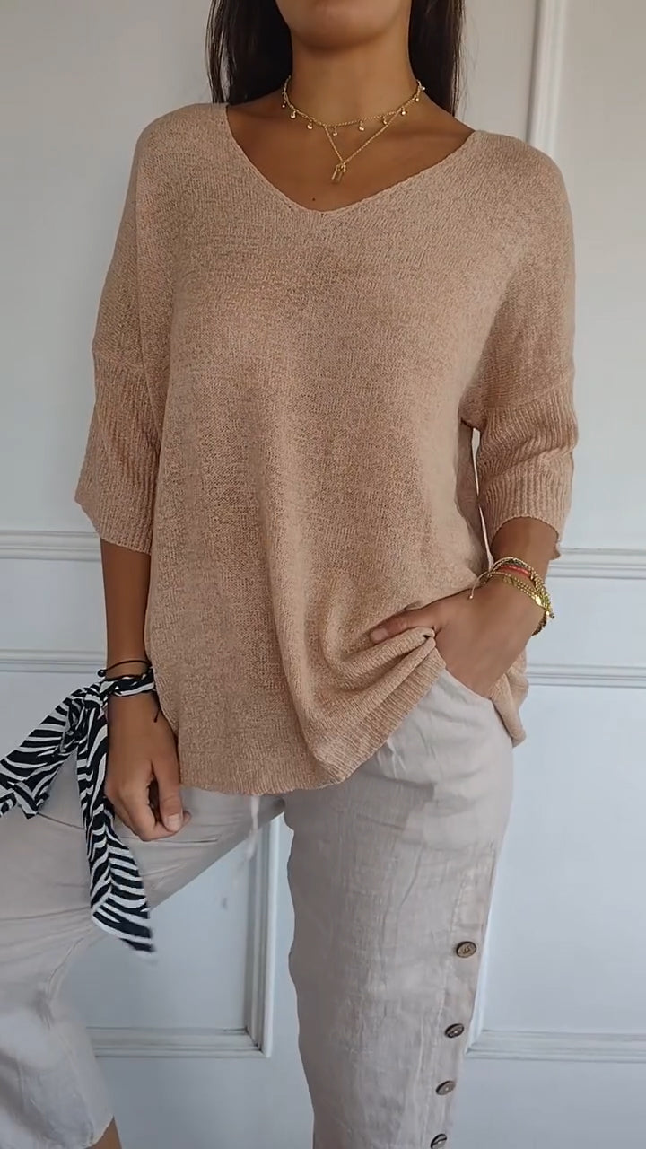 Freya | Rento V-hals Strik