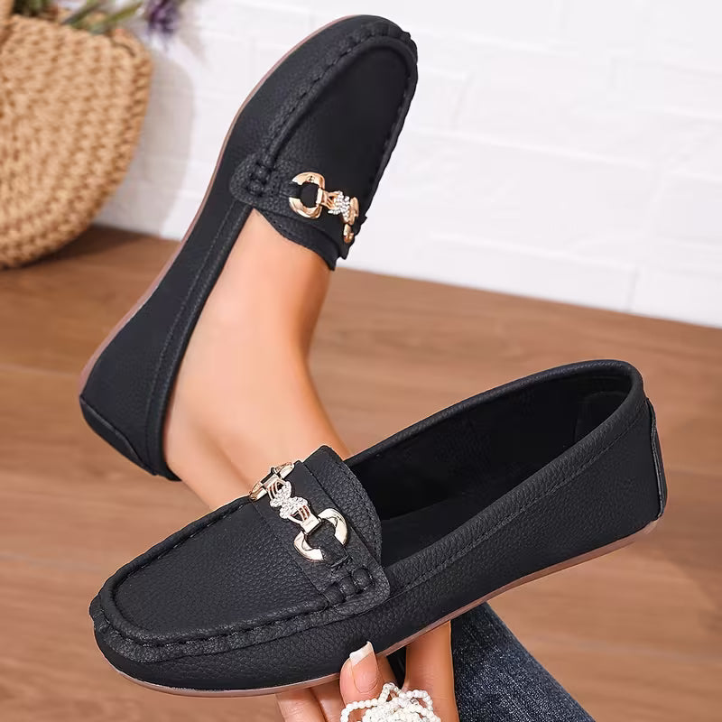 Torgunna | Elegante Kæde Loafers