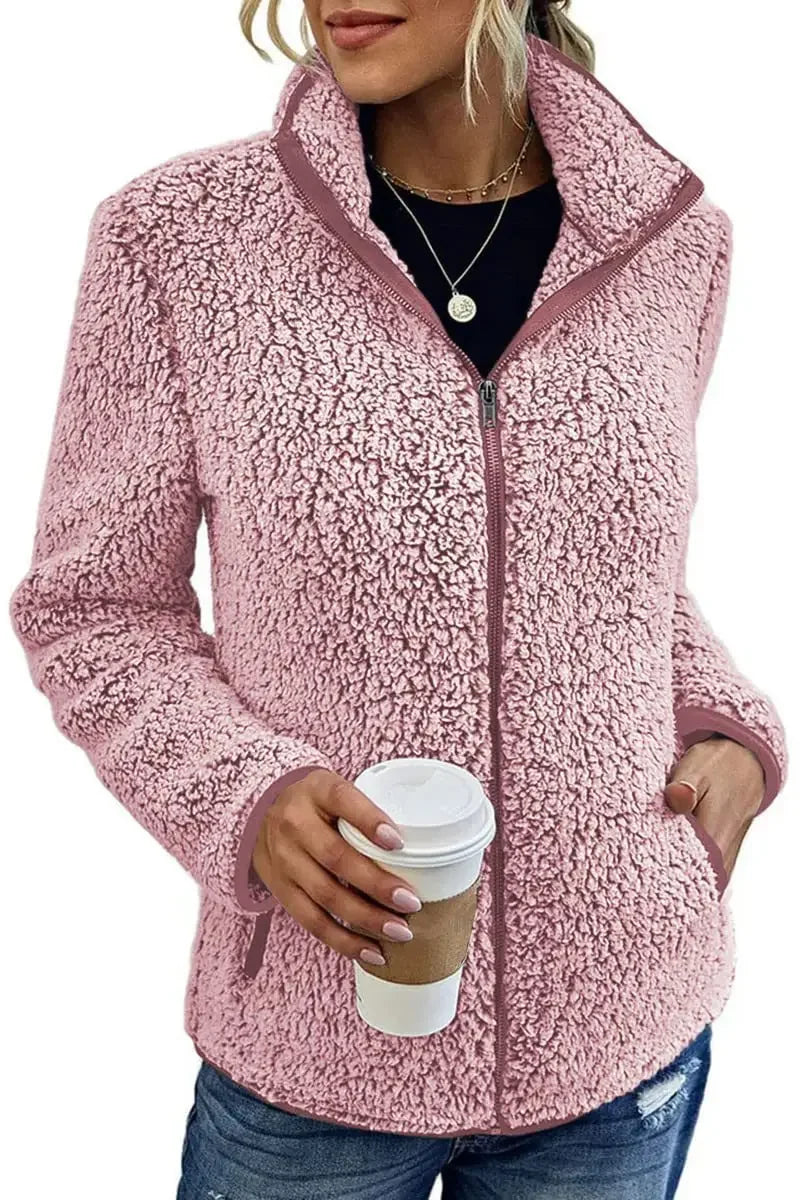 Fiona | Elegant Casual Fleece Jakke