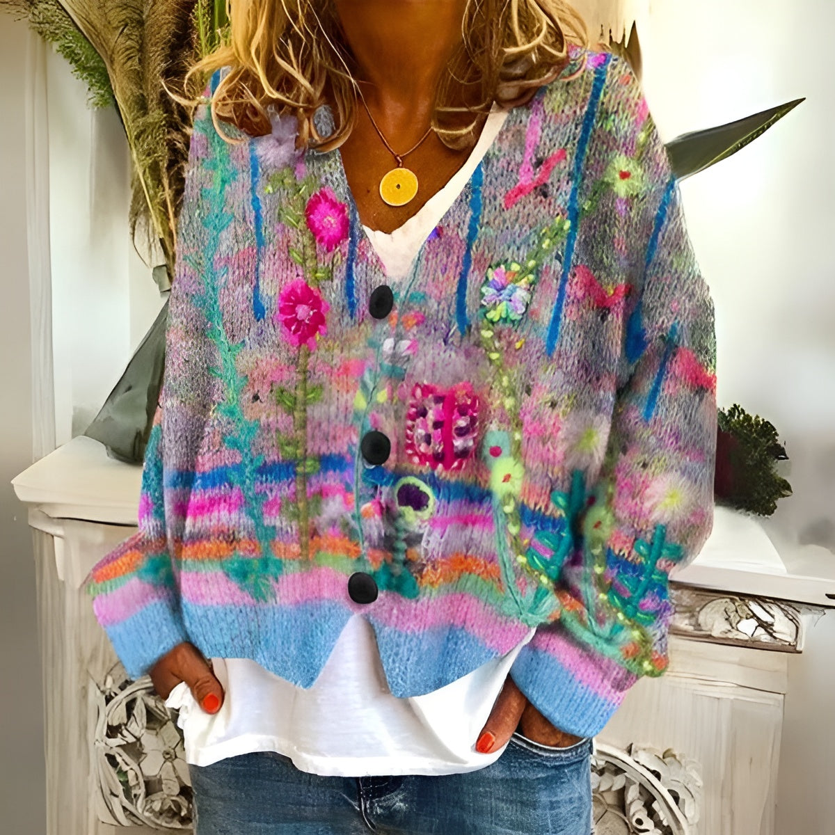 Emma | Floral Cardigan